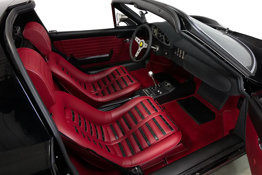 Red leather interior, Chairs and Flares specification
